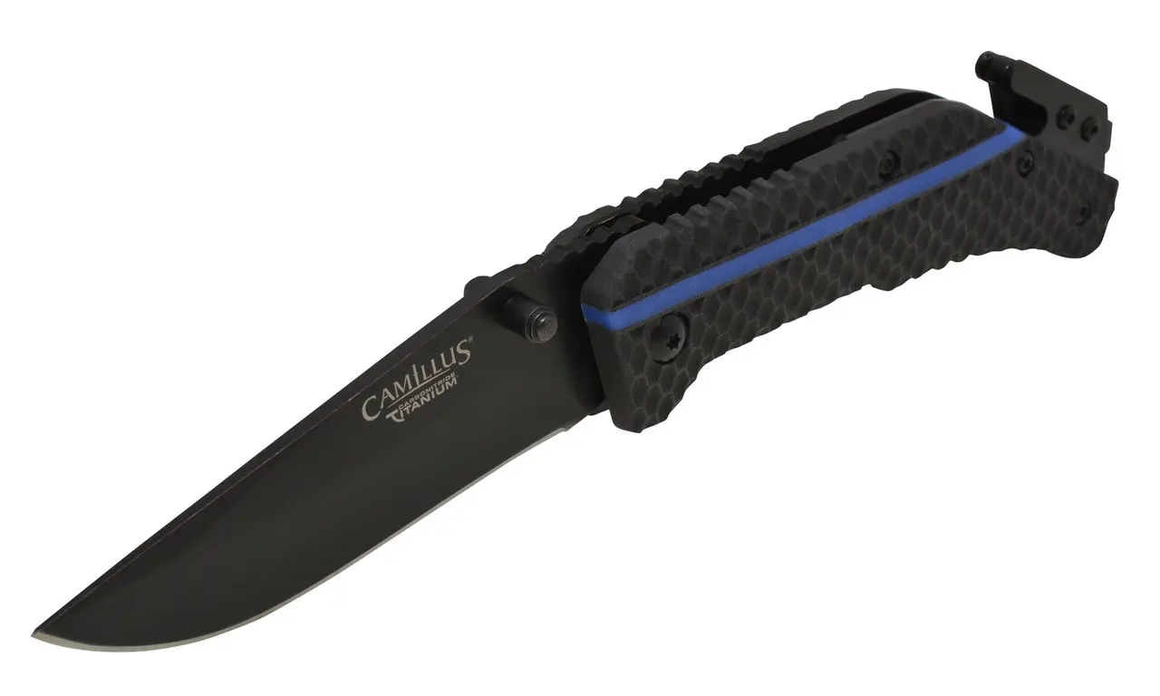 CAMILLUS Thin Blue Line 7.75″ Assisted Open Folding Knife